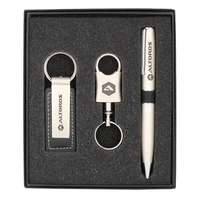Metal Pen & Keychain Gift Set