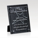 Walk the Talk - Diamond Plate Plaque