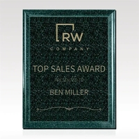 8" x 10" granite panel plaque with keyhole back.... from ASI 93986...