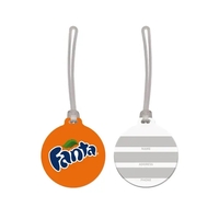 USA Made Round Vinyl Luggage Tag