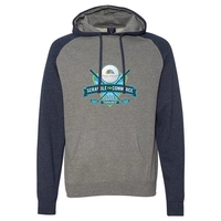 Raglan Hooded Pullover Sweatshirt
