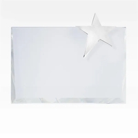 Large imprint area and a decorative silver star highlight this elegant......