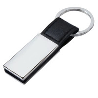 Strap key tag with chrome-plated finish and black accent.... from ASI 68507...