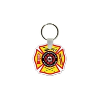 2" x 1 7/8" vinyl keychain with a split ring.... from ASI 98360 WOWLine /...