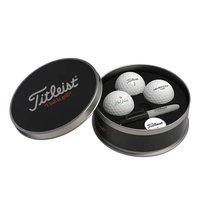 Three golf balls, a metal ball marker, five tees and a... from ASI 38120 Ball...