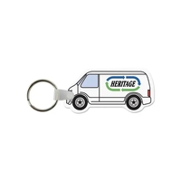 Sprinter van-shaped vinyl keychain with a split ring.... from ASI 98360...
