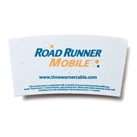 Seeded paper cup cooler.... from ASI 40646 Bloomin Promotions / Bloomin'...