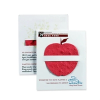 Unique die-cut seed paper shapes fits into die-cut card card stock.... from...