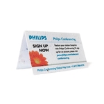 Seed Paper Folding Business Card / Table Tent