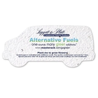 Printed Seed Paper Shape, Van... from ASI 40646 Bloomin Promotions / Bloomin'...