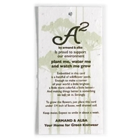 Custom product seed hang tag.... from ASI 40646 Bloomin Promotions / Bloomin'...