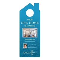 4"w x 10.5"h Door Hanger USA made w/die-cut hole, full coverage... from ASI...