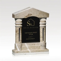 Ambassador Marble Award - Black Glass