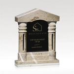 Ambassador Marble Award - Black Glass