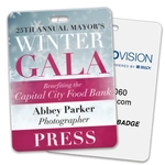 Standard Xpress Permanent Event Name Badges, 3" x 4"