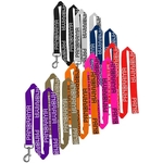 72"L Polyester Pet Leash with Metal Carabiner