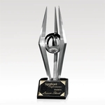 Aspire Award - Polished Stainless Spires, Black Base