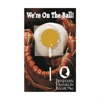 Four-color process custom card with an attached lollipop... from ASI 71685...