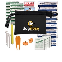 Golf kit with wipes, bag, and carabiner.... from ASI 84514 Safety Made