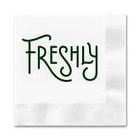 4.25" x 8.5" folded 3-ply dinner napkin with 1/8 fold made... from ASI 91880...