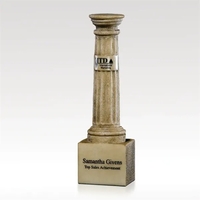 Doric Cast Resin Column Award - Antique