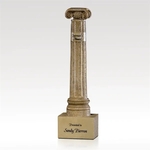 Ionic Cast Resin Column Award - Antique Sand Finish