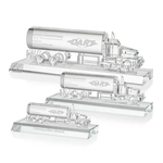 Crystal Oil Tanker on Base - Clear