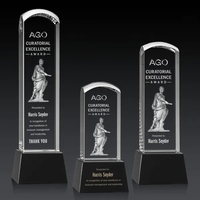 Silkwood 3D Award on Base - Black... from ASI 84592 St Regis Group / St Regis