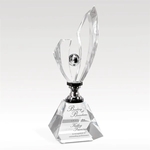 Silver Lightning Optical Crystal Award