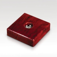SMALL WOODEN SQUARE ROSEWOOD BASE... from ASI 93986 Visions/Awardcraft