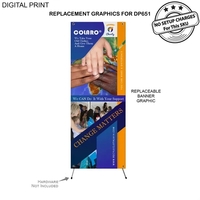 Replacement Graphics for Economical X-Banner, 23x64