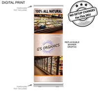 Replacement Graphics, 33.5x79, for Premium Retractable Banner... from ASI...