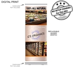 Replacement Graphics for Retractable Banner, 33.5x79