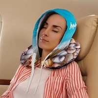Neck Pillow with Hoodie