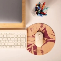 This 8" diameter leather mousepad offers a smooth, durable surface for......