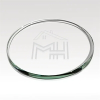 4" single Starphire glass coaster with customization.... from ASI 93986...