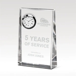 Twilight Time Optical Crystal Clock Award