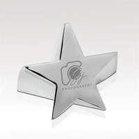 Star shaped award/paperweight made of zinc alloy material.... from ASI 93986...