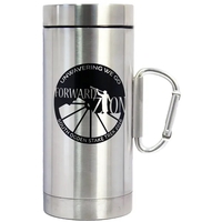 16 Oz Double wall travel mug with swivel carabiner... from ASI 36988 Artek...