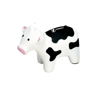 Cow shaped stress reliever made of polyurethane foam; customization...