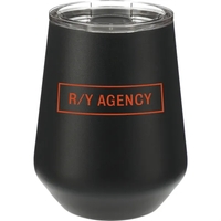 12 oz. stainless steel wine tumbler with copper vacuum insulation.... from...