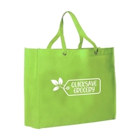 19" x 15.25" x 5.5" non-woven polypropylene tote bag with reinforced... from...
