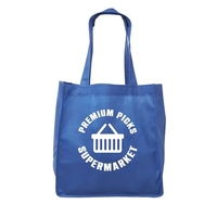 12" x 12.75" x 8" non-woven polypropylene tote bag with roomy... from ASI...