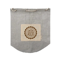 Recycled Cotton Drawstring Backpack (1 Color Imprint)