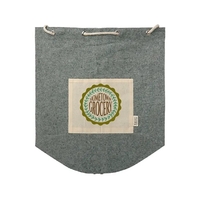 Recycled Cotton Drawstring Backpack (Full Color Imprint)