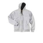 Full-Zip Hooded Sweatshirt with Thermal Lining