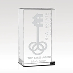 3D Tower w/ Subsurface Logo Etch