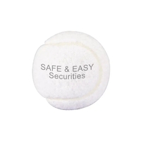 Rubber tennis ball with 100% polyester felt exterior.... from ASI 34063...