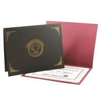 Classic Certificate Holder with dual corner slits accommodates 8" x 10"......