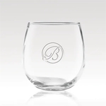 16 oz Stemless Red Wine Glass - Custom Etch Included (4)
